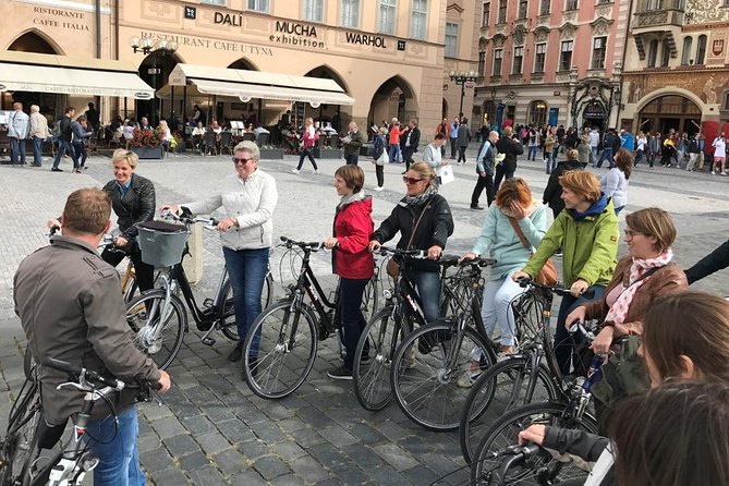 3-hour Complete Prague Bike Tour - Old Town Square and the Astronomical Clock stop you’ll remember