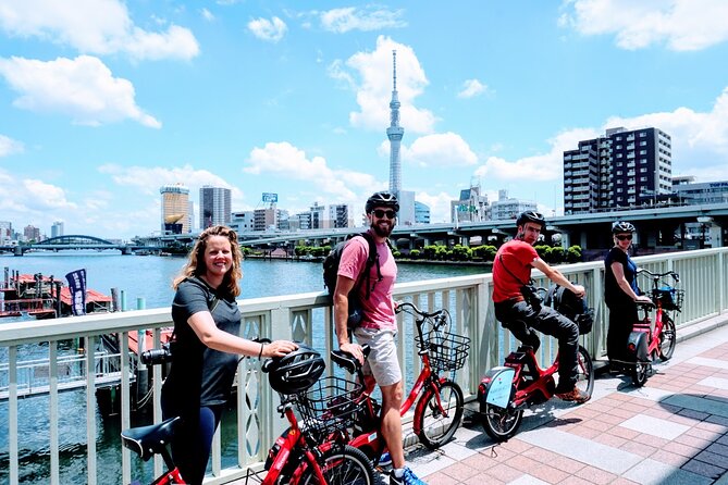 3h Tokyo E-Bike Tour: Hidden Gems, and Local Life with guide - E-bike comfort and the reality of busy city streets