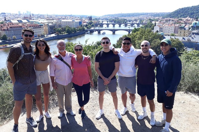 7 BEST VIEWS - PRAGUE eBIKE TOUR - Riversides and Key Sights: Rudolfinum, Kafka, and the Lennon Wall
