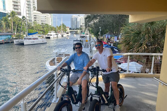 90 min Electric Bike Tour of Fort Lauderdale (min 2) - From the Oldest Home and Stranahan Trading Post to the Red Brick Road