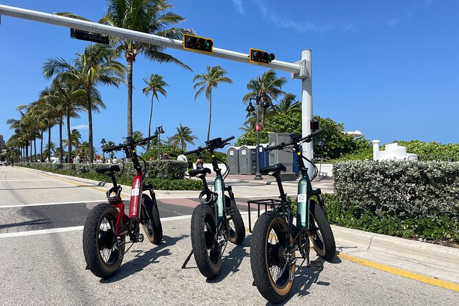 90 min Electric Bike Tour of Fort Lauderdale (min 2) - Boat Storage, Yacht Designers, and the 17th Street Port Lookout