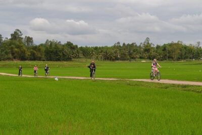 Adventure Bike Tour from Hoi An - The Route Starts With a Local Ferry, Then Turns Into Rice Country