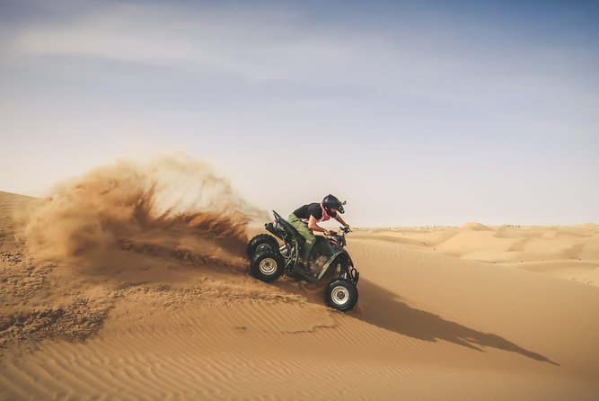 Adventure quad bike tour ( 2 hour private quad biking to deep desert ) - The optional working camel farm stop: a schedule bonus when timing allows