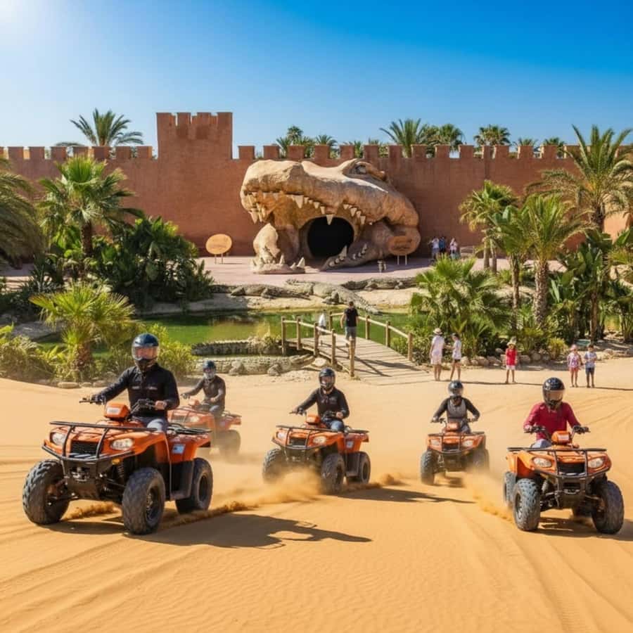 Agadir: Quad Safari with Crocoparc Optional - Quad Safari Highlights and Crocoparc Add-On: the quick reasons to go