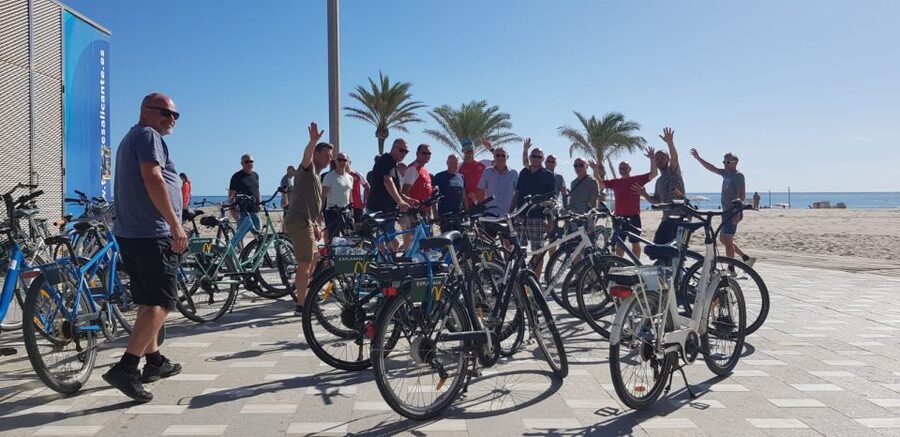 Alicante: Highlights Bike Tour - Getting started at Blue Bike Rental & Tours