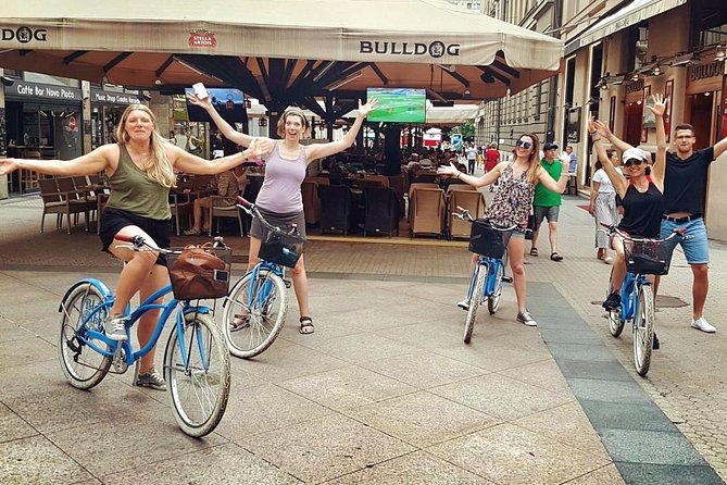 All of Zagreb Bike Tour - First Stops in the Center: Jelačić Square to Tesla and Zagreb’s Yellow Buildings