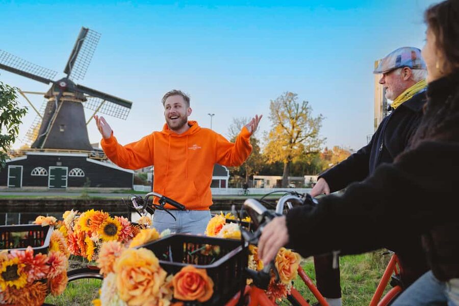 Amsterdam: Cheese Tasting, Windmill & Countryside Bike Tour - From canals to De Gooyer: the city start that sets the tone
