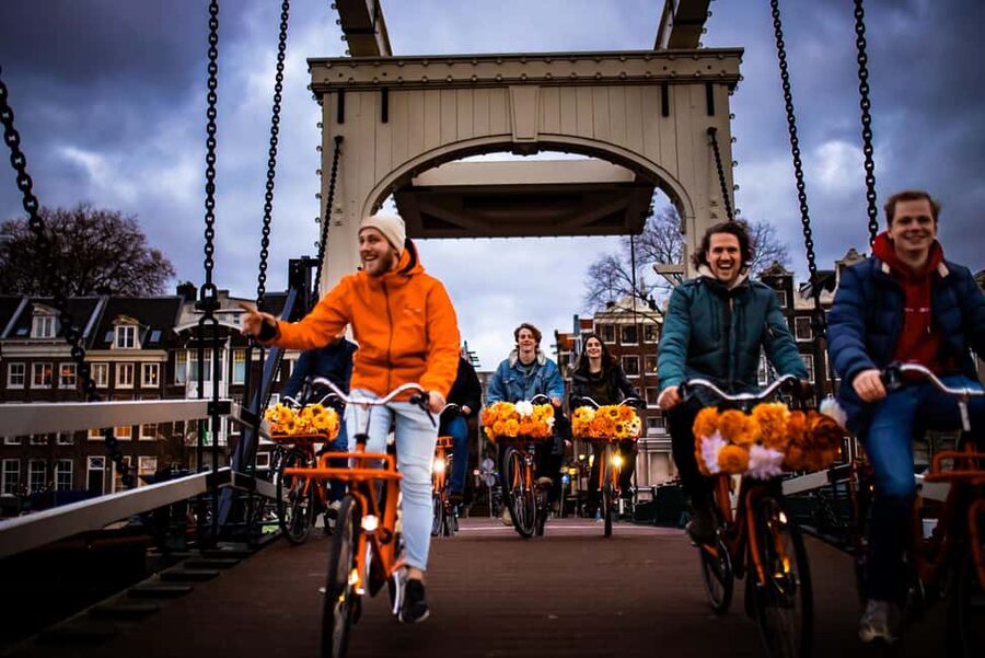 Amsterdam: Top Highlights Guided Bike Tour - Stop-by-Stop: What You’ll See on This 90-Minute Highlights Route
