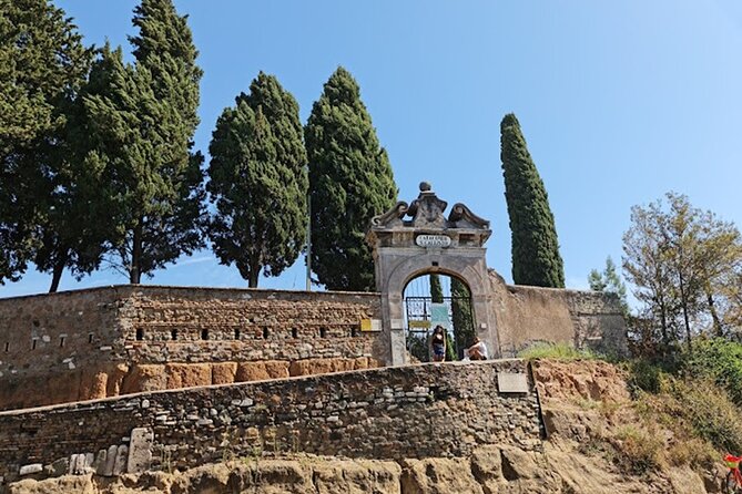 Appian Way Aqueducts Bike Tour with Catacombs & Lunch - Cecilia Metella’s Mausoleum and Castrum Caetani: The Appian Way’s Photo Magnet