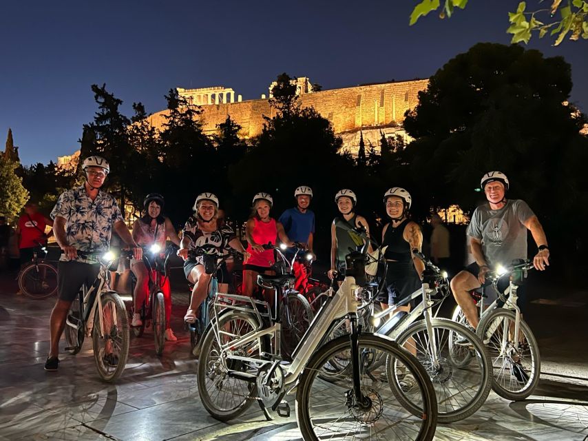 Athens: 2-Hour Highlights Tour by E-Bike After Sunset - Greek Parliament and the Evzones guards: uniforms you can actually take in