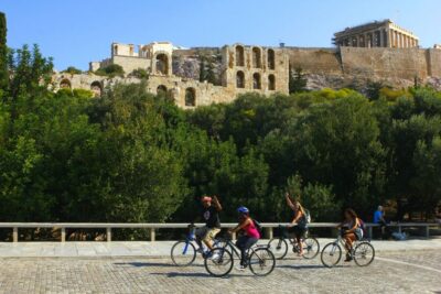 Athens: City Bike tour with Acropolis Visit Option - Meeting near the Acropolis Metro: fast start, smart location