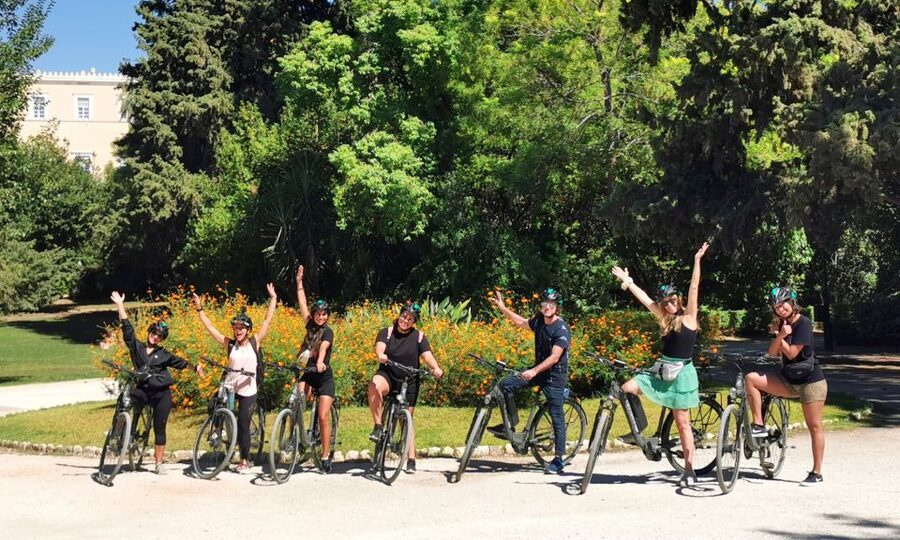 Athens: City Bike tour with Acropolis Visit Option - Panathenaic Stadium: seeing Olympic history without committing to an entry ticket