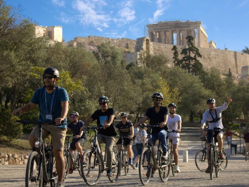 Athens: Old Town Highlights Guided E-Bike Tour - First big sights: Temple of Olympian Zeus, Zappeion, and ceremonial guard change