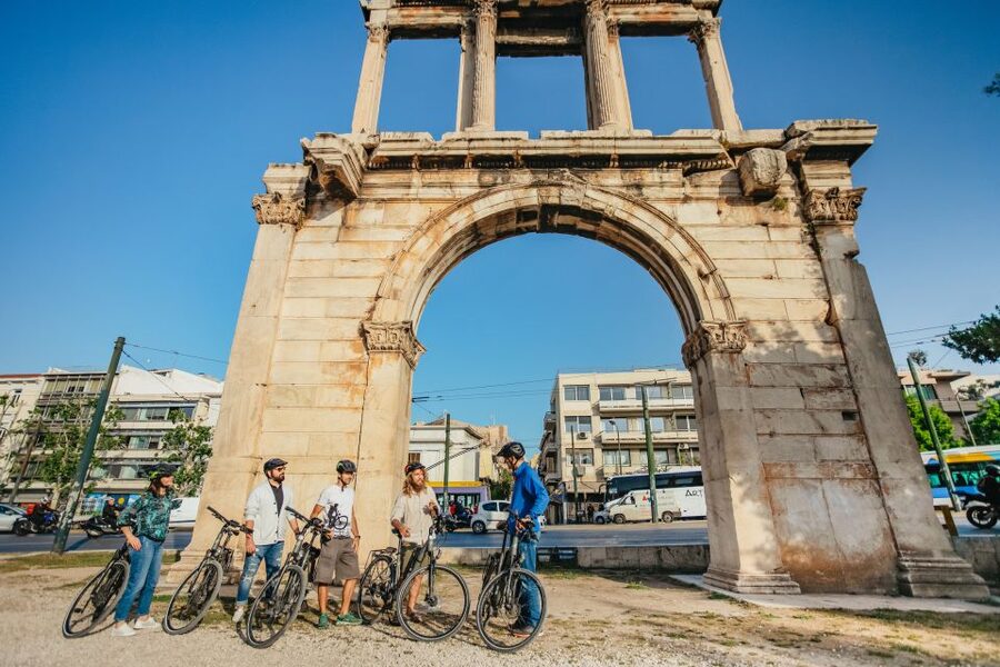 Athens: Old Town Highlights Guided E-Bike Tour - Dome views at the National Observatory and the Hephaestus area