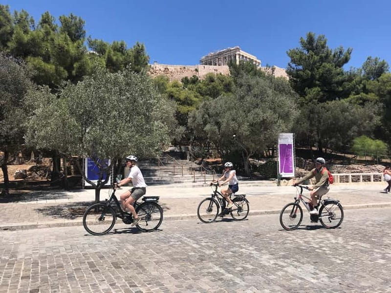Athens: Small Group E-Bike Tour of Historic Highlights - Temple of Zeus and the Kallimarmaro reveal: two icons, two feelings