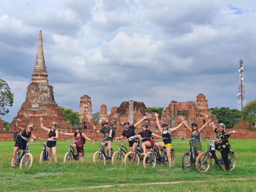 Ayutthaya City and Historical Park Bike Tour - Pedaling through local lanes: markets, roti sai mai, and small community life