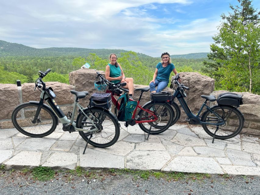 Bar Harbor: Acadia National Park Carriage Roads Ebike Tour - Eagle Lake and Jordan Pond approach: a steady ride through woods