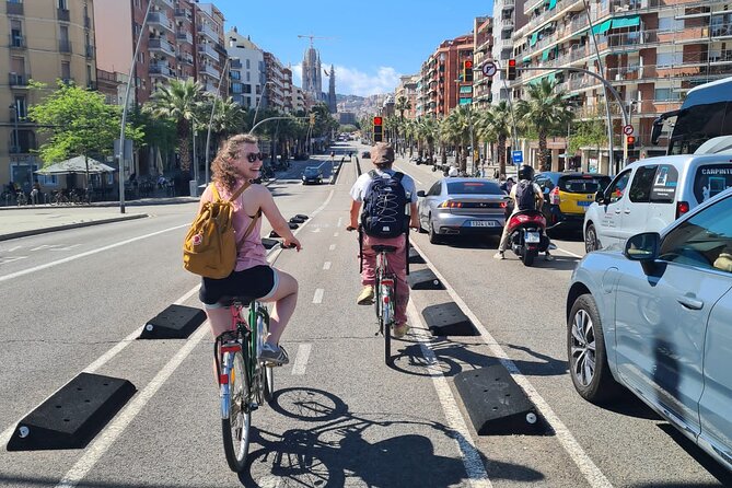 Barcelona Bike Tour: Your First Time Highlights with Locals - Catedral de Barcelona: Neo-Gothic from the outside (for now)