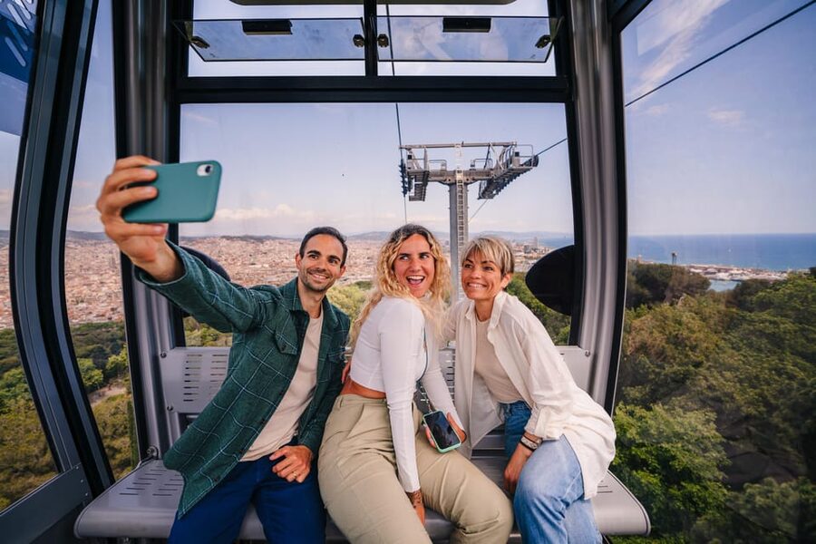 Barcelona: E-Bike Tour with Montjuic Cable Car & Boat Ride - Land, Sea, Air: why this combo tour feels different