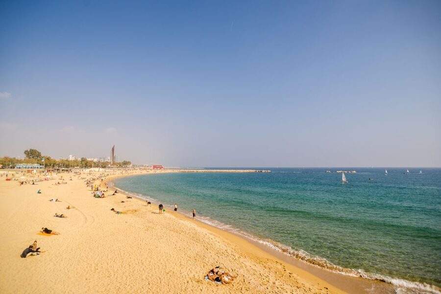barcelona: Gaudi Highlights eBike tour - Vila Olímpica and the harbor feel: getting Barcelona’s rhythm on wheels