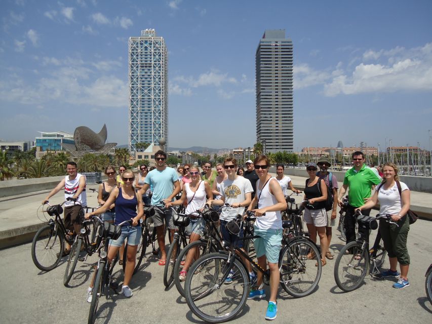 Barcelona Highlights Bike Tour: Cycle along the beach! - Port Olímpic and Port Vell: sea air, boats, and big-city scale