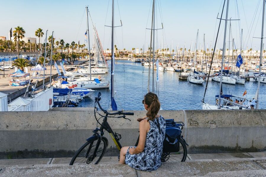 Barcelona: Sagrada Familia or Coastal City Sights by eBike - Eixample grid riding and looping back through old streets