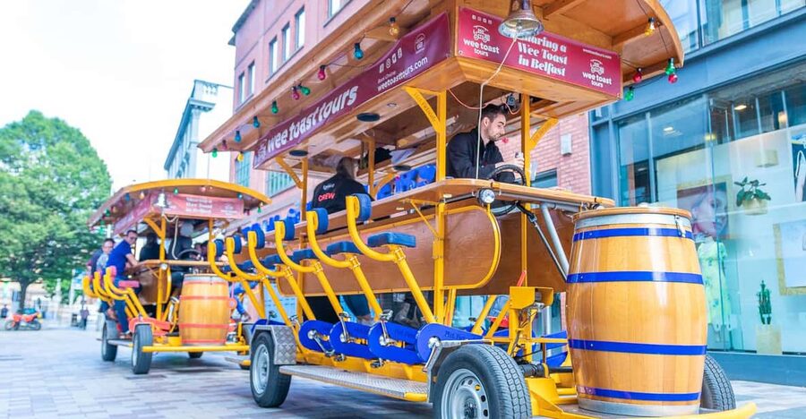 Belfast: City Centre Beer Bike Tour - How Belfast’s City Centre Looks From a Pedal-Powered Beer Bike