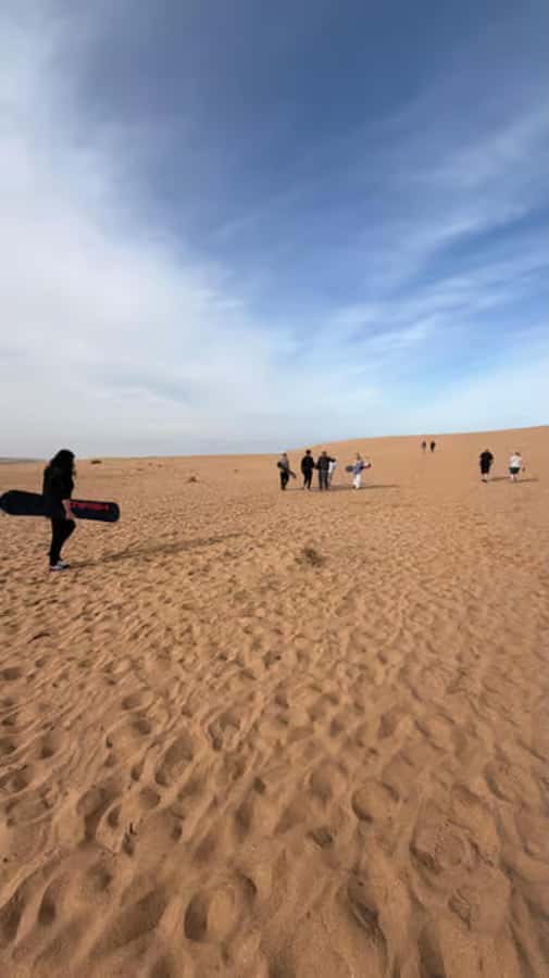 Best Agadir Desert Adventure: Quad Camel Sandboarding & BBQ - Camel ride and the sunset BBQ: the desert mood shift