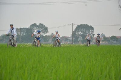 Bicycle Tours Hanoi: Full Day Bicycle Tour Hanoi Countryside - The long Red River ride: Dong Ahn, Truc Bach, and Long Bien Bridge views