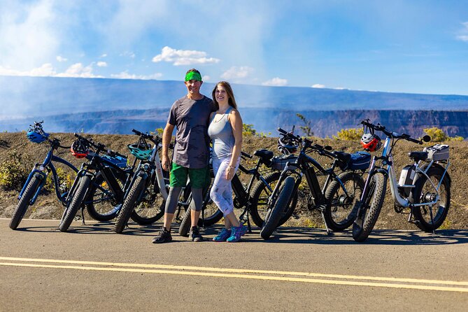 Big Island: Fat Tire E-Bike Tour through Volcanoes National Park - Entering through Escape Route gates: a smoother route than the car-and-parking grind