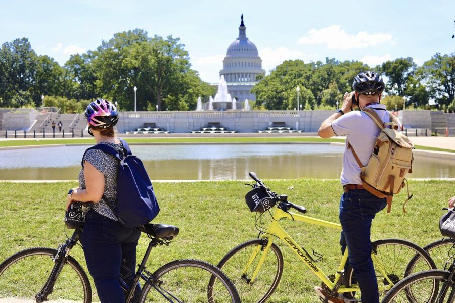 Bike Tour: Capitol Hill, Lincoln Memorial, National Mall - Lincoln Memorial time: when you might actually get off the bike