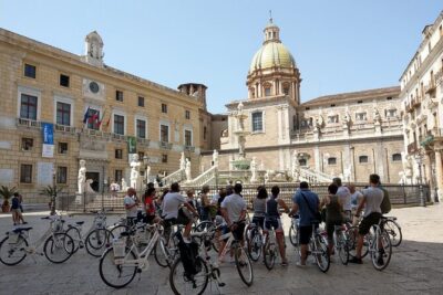 Bike tour of the historic center of Palermo with tasting - Ballarò and Torre di San Nicolo: Market Noise, Real Palermo