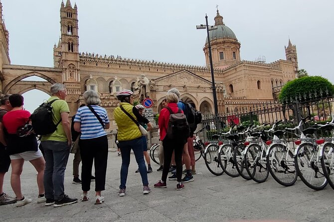 Bike tour of the historic center of Palermo with tasting - Norman Palace (External Views Only): Power Without Going Inside