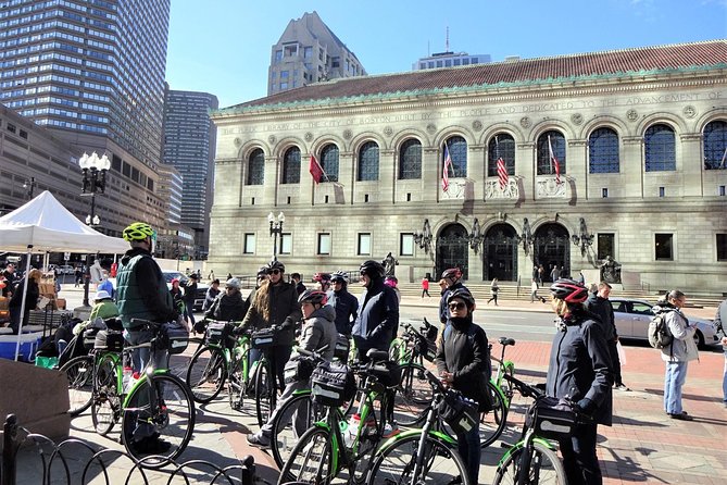 Boston City View Bicycle Tour: History and Landmarks - MFA, Gardner, and Christian Science Plaza: big landmarks, quick angles