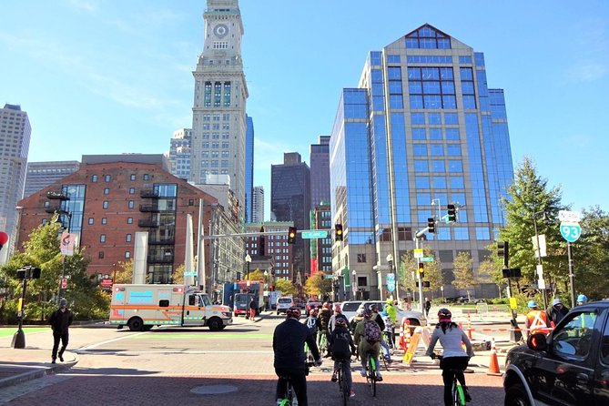 Boston City View Bicycle Tour: History and Landmarks - Getting set up at Urban AdvenTours: bikes, helmets, and the safety rhythm