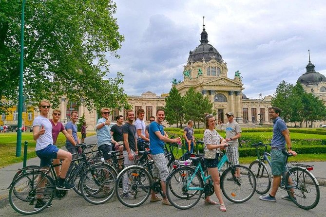 Budapest Bike Tour with Hungarian Goulash - St. Stephen’s Basilica and Szabadsag ter Views