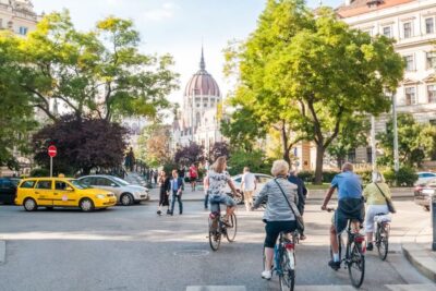 Budapest: Guided City Discovery Bike Tour - The ride starts at Szabadság Tér and sets the tone fast