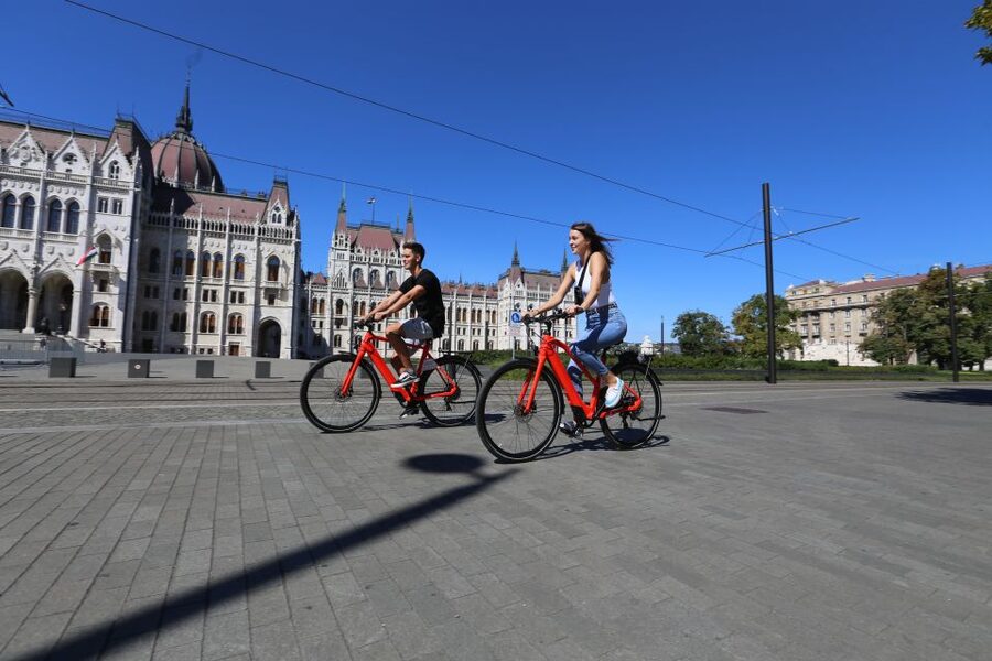Budapest: Guided Downtown Electric Bike Tour - Central Market Hall and the National Museum stretch: your rainy-day plan maker