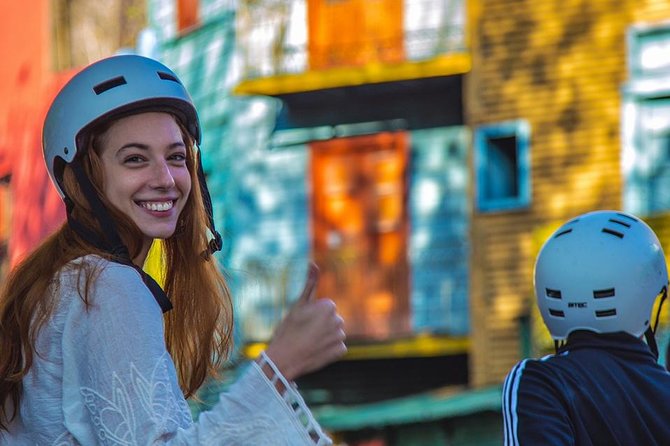 Buenos Aires in a Day - All Inclusive Bike Tour - Getting started near Chile 1145: bikes, helmets, and a real city rhythm