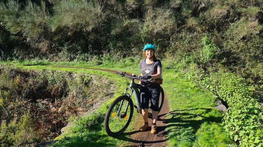 Camacha: Levada Trail e-Bike Guided Tour - Camacha bridges, a water-mill stop, and that oddly shaped tree moment
