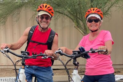 Camelback E-Bike & Hike Tour - 2.5 Hours - Crossing toward Paradise Valley along the Arizona Canal