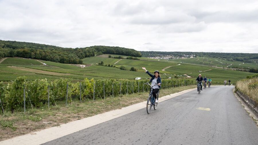 Champagne: E-Bike Champagne Day Tour with Tastings and Lunch - Cellar visit and tastings at Le Clos Corbier
