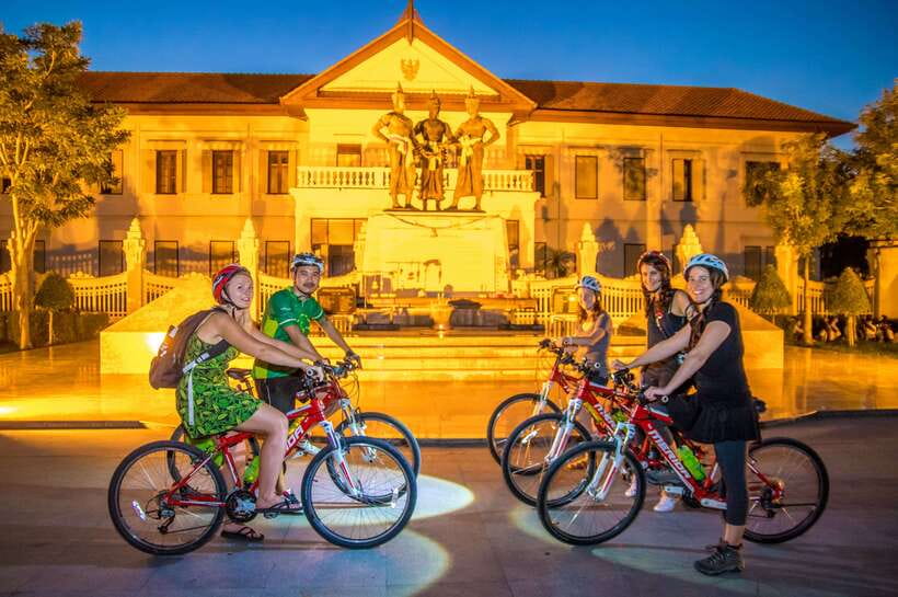 Chiang Mai: Private Historic Old City Bike Tour - Night - Night Riding Through Chiang Mai’s Old City Walls