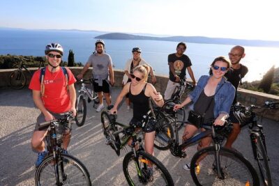 City Bike Tour of Split - First Hit of the Day: Riva, the Harbor, and Diocletian’s Palace Walls