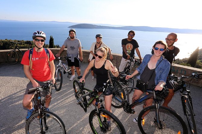 City Bike Tour of Split - First Hit of the Day: Riva, the Harbor, and Diocletian’s Palace Walls