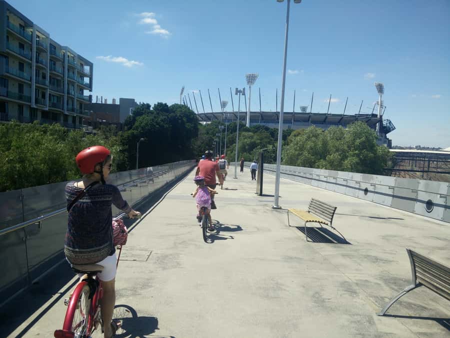 Classic Melbourne Bike tour - How the route stays manageable for most skill levels
