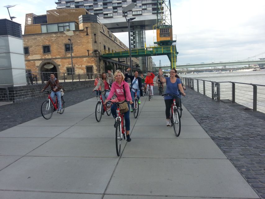 Cologne: 3-Hour Guided Bike Tour - Rheinpark and Hohenzollern Bridge: the skyline photo moment