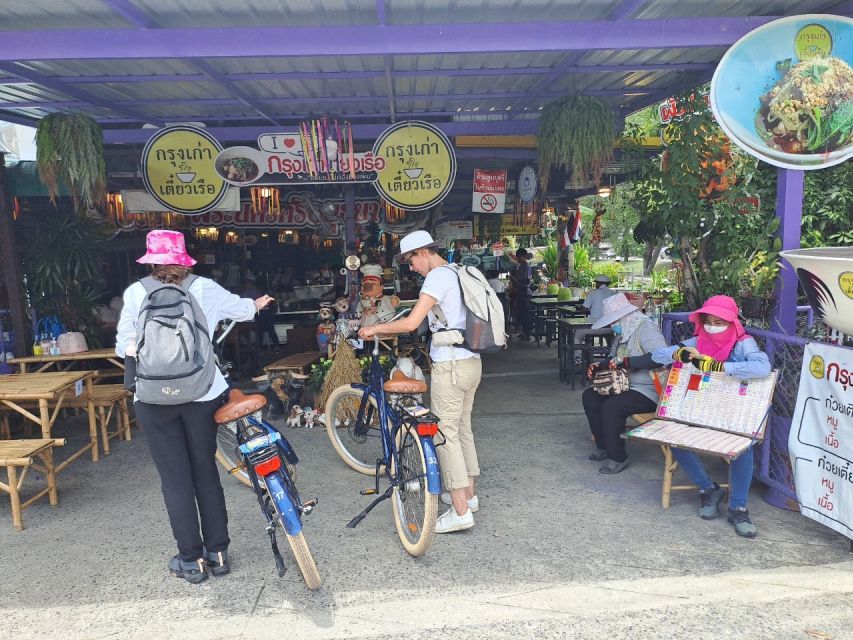 Colors of Ayutthaya: UNESCO Heritage 6 hour Bicycle Tour - Lunch by the river at about 12:30, then market bites