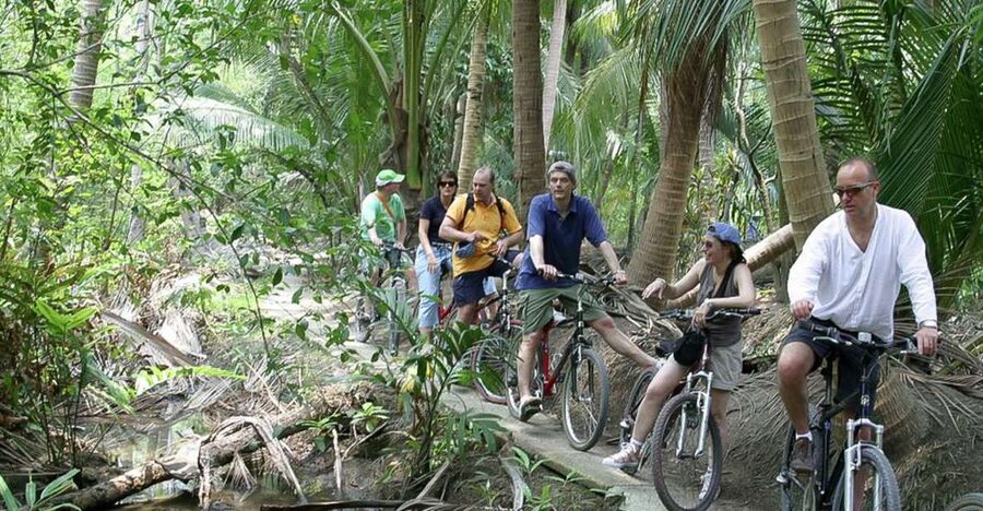 Colors Of Bangkok: 4-Hour Small Group Bike Tour - From Bangkok office meeting to bike-ready calm