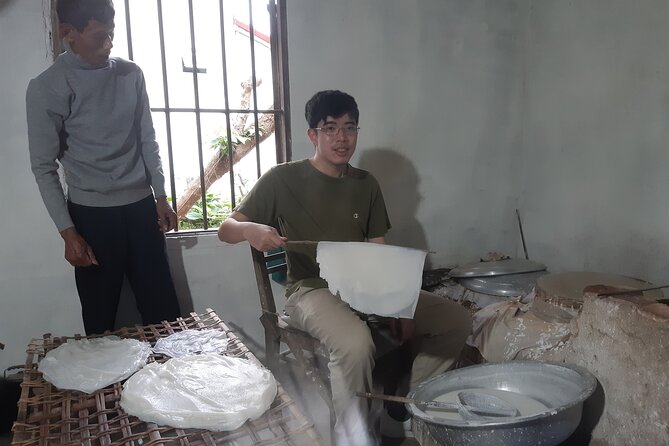 Countryside Bicycle To-Trà Quế village,Carpentryvillage,makingMat - Rice Noodle Making, Coffee or Tea, and Lunch That Feels Local